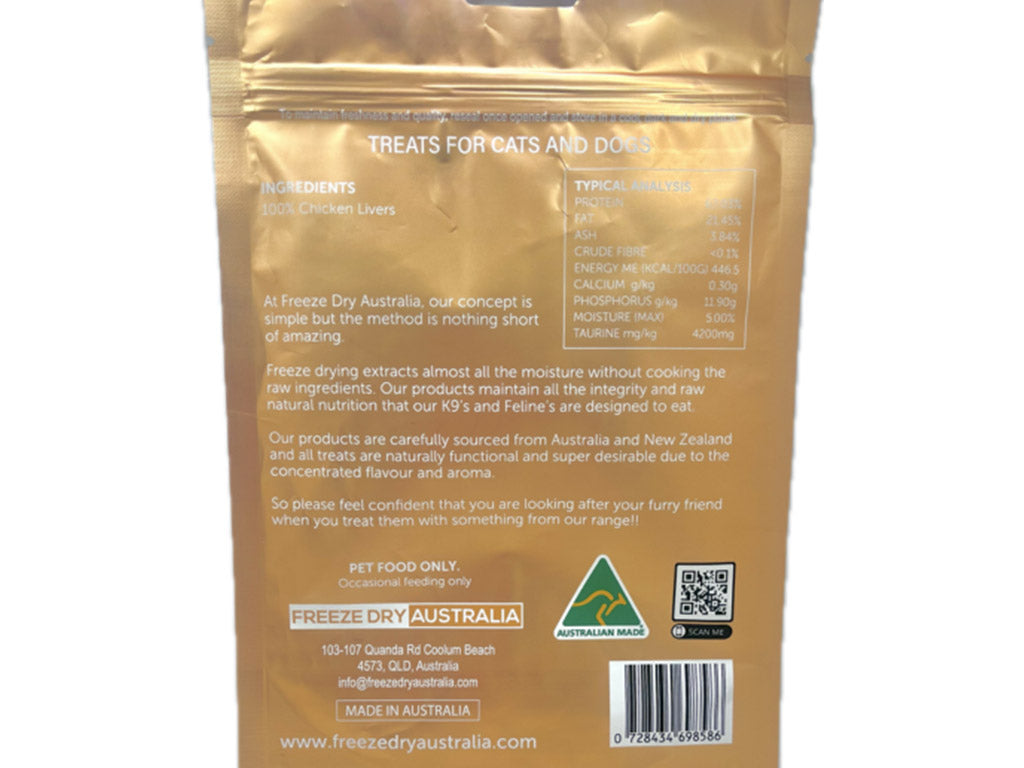Freeze Dried Chicken Liver - Pet Treats