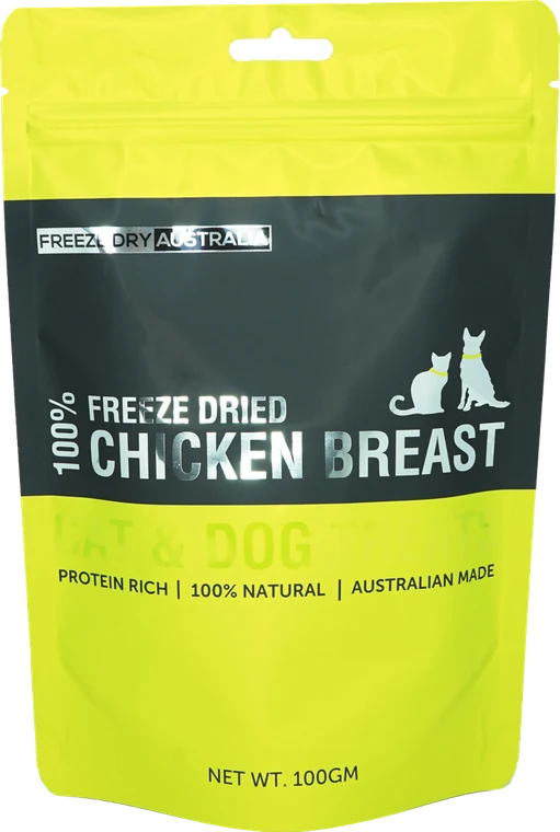 Freeze Dried Diced Chicken Breast Pet Treats