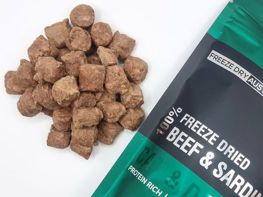 Freeze Dried Beef & Sardine Balls