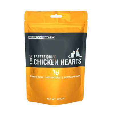 Freeze Dried Chicken Hearts Pet Treats