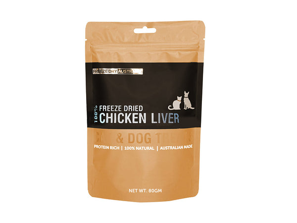 Freeze Dried Chicken Liver - Pet Treats