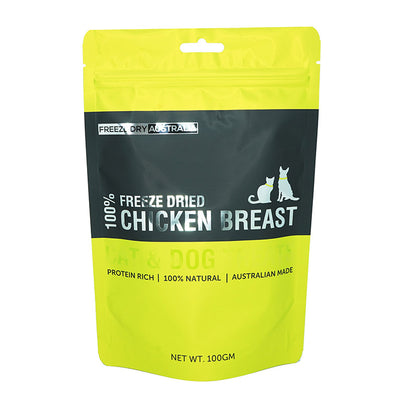 Freeze Dried Diced Chicken Breast Pet Treats