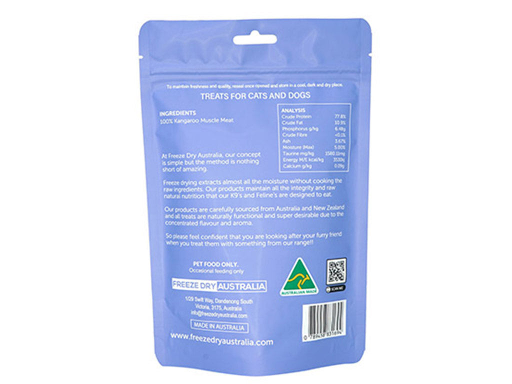 Freeze Dried Kangaroo Cookie Pet Treats