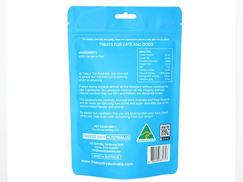 Freeze Dried Kangaroo Liver