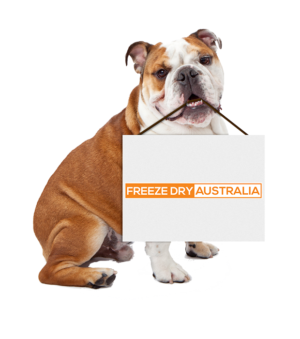 Freeze dried pet food manufacturing
