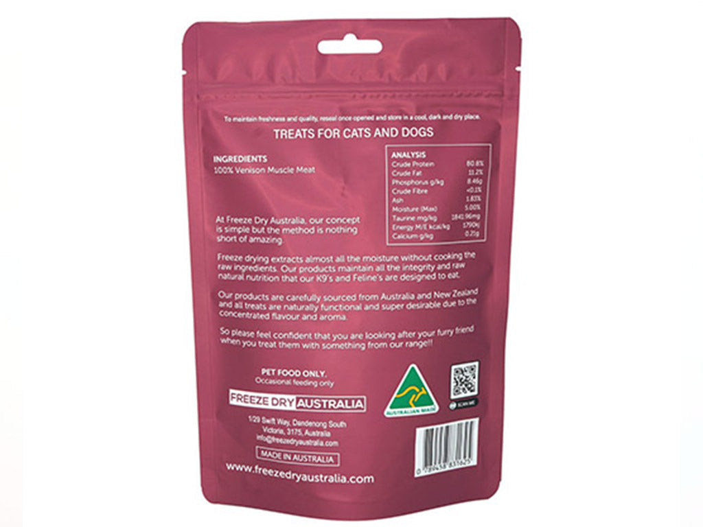 Freeze Dried Venison Cookie - Pet Treats