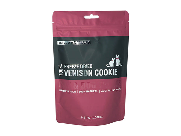 Freeze Dried Venison Cookie - Pet Treats