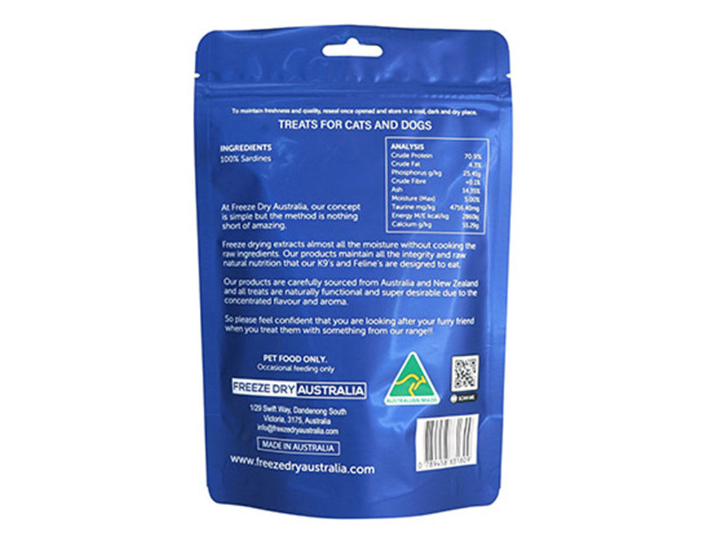 Freeze Dried Whole Sardines