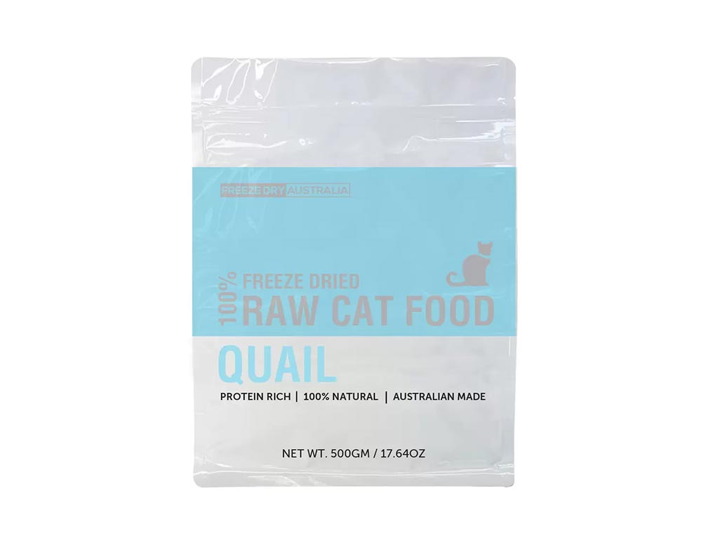 100% Raw Cat Food - Quail