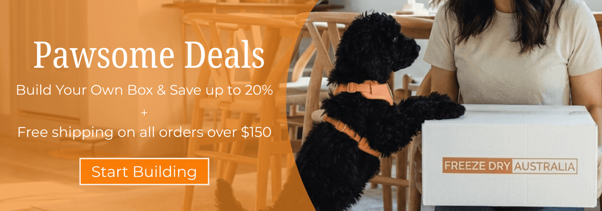 Pawsome Deals, build your own box and save up to 20 percent, free shipping over $150