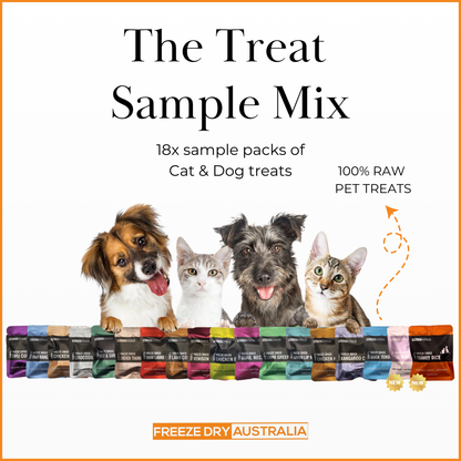 The Treat Sample Mix - 100% Raw Freeze Dried Pet Treats