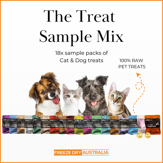 The Treat Sample Mix - 100% Raw Freeze Dried Pet Treats