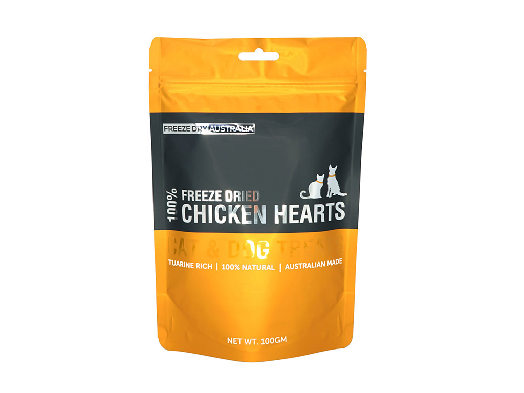 Freeze Dried Chicken Hearts Pet Treats