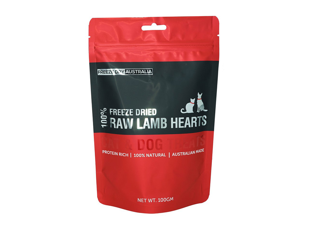 Freeze Dried Diced Lamb Hearts Pet Treats