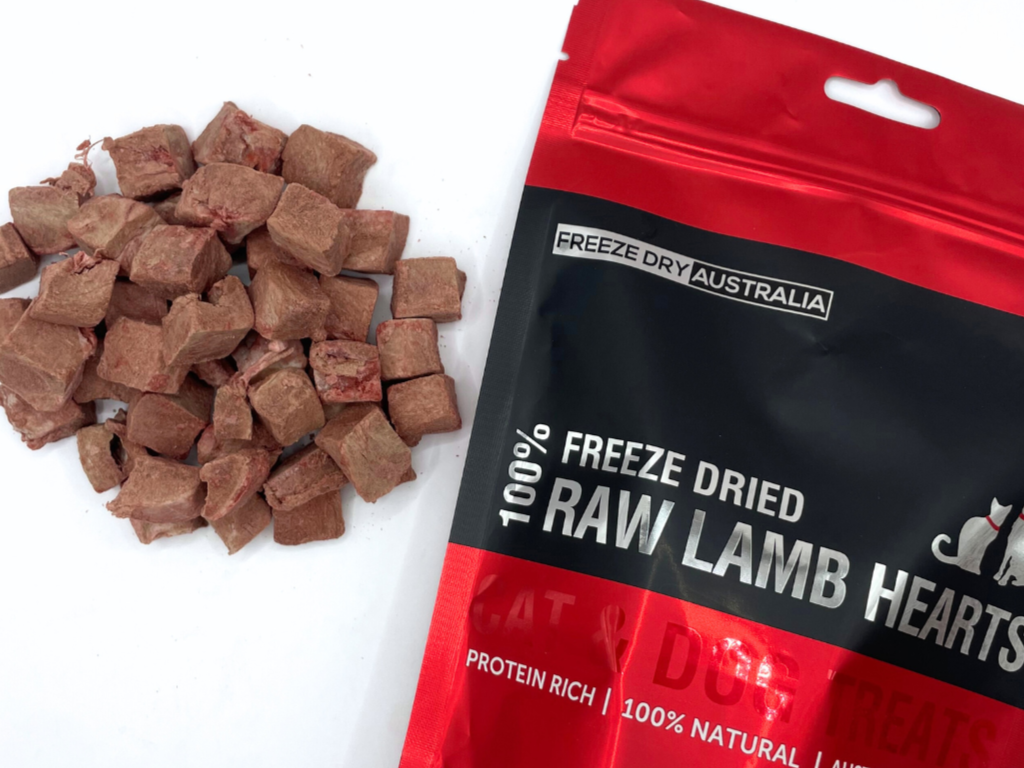 Freeze Dried Diced Lamb Hearts