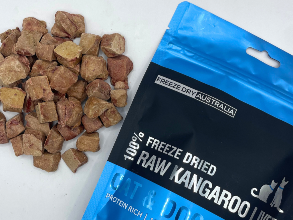 Freeze Dried Kangaroo Liver Pet Treats