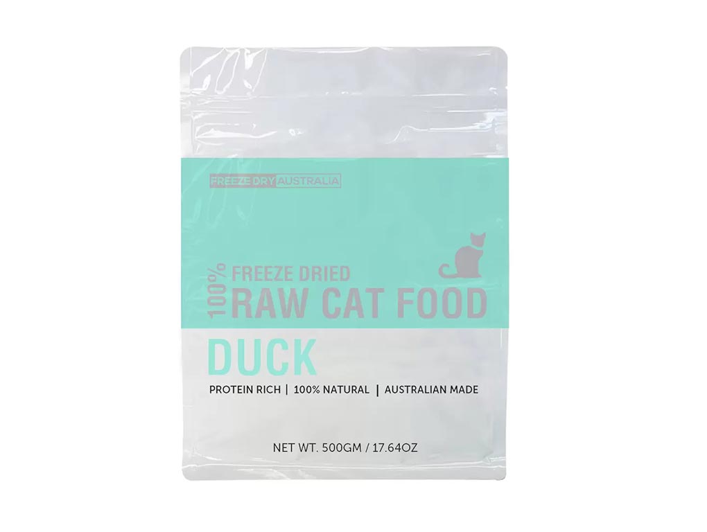 100% Raw Cat Food – Duck 500gm