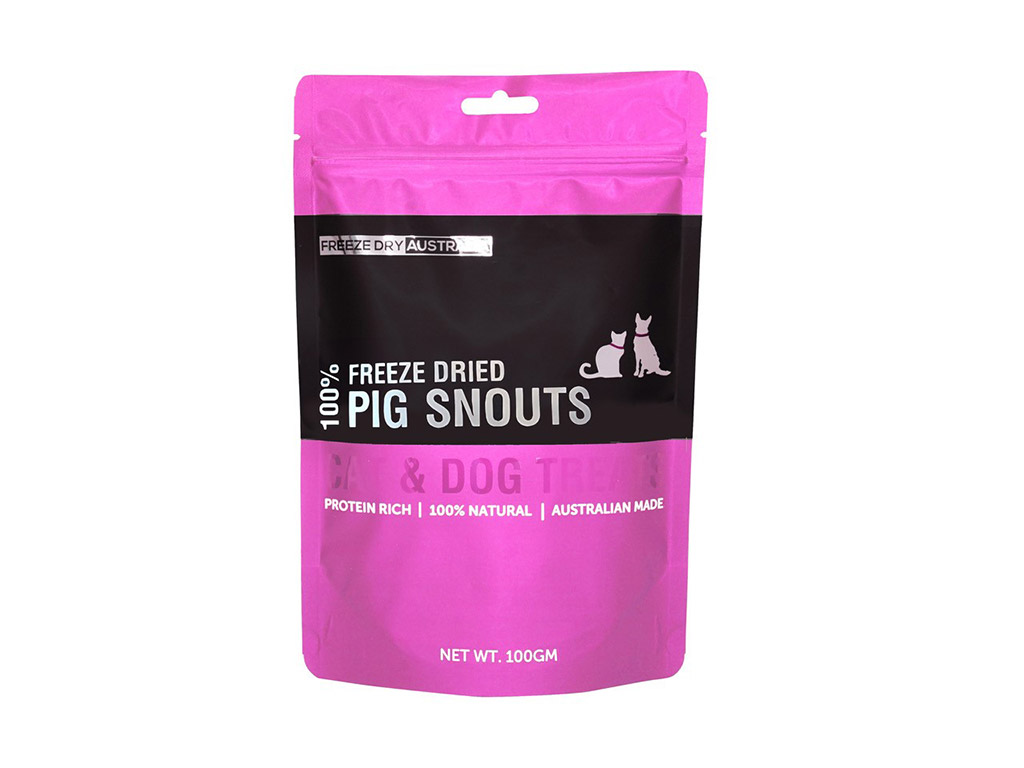 freeze dried pig snouts australia