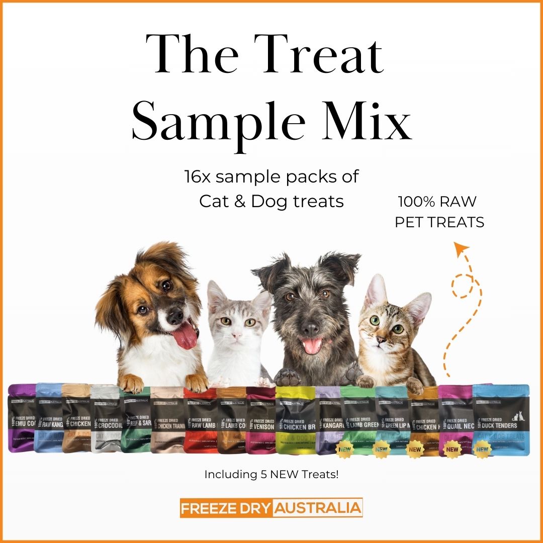 The Treat Sample Mix – 100% Raw Freeze Dried Pet Treats