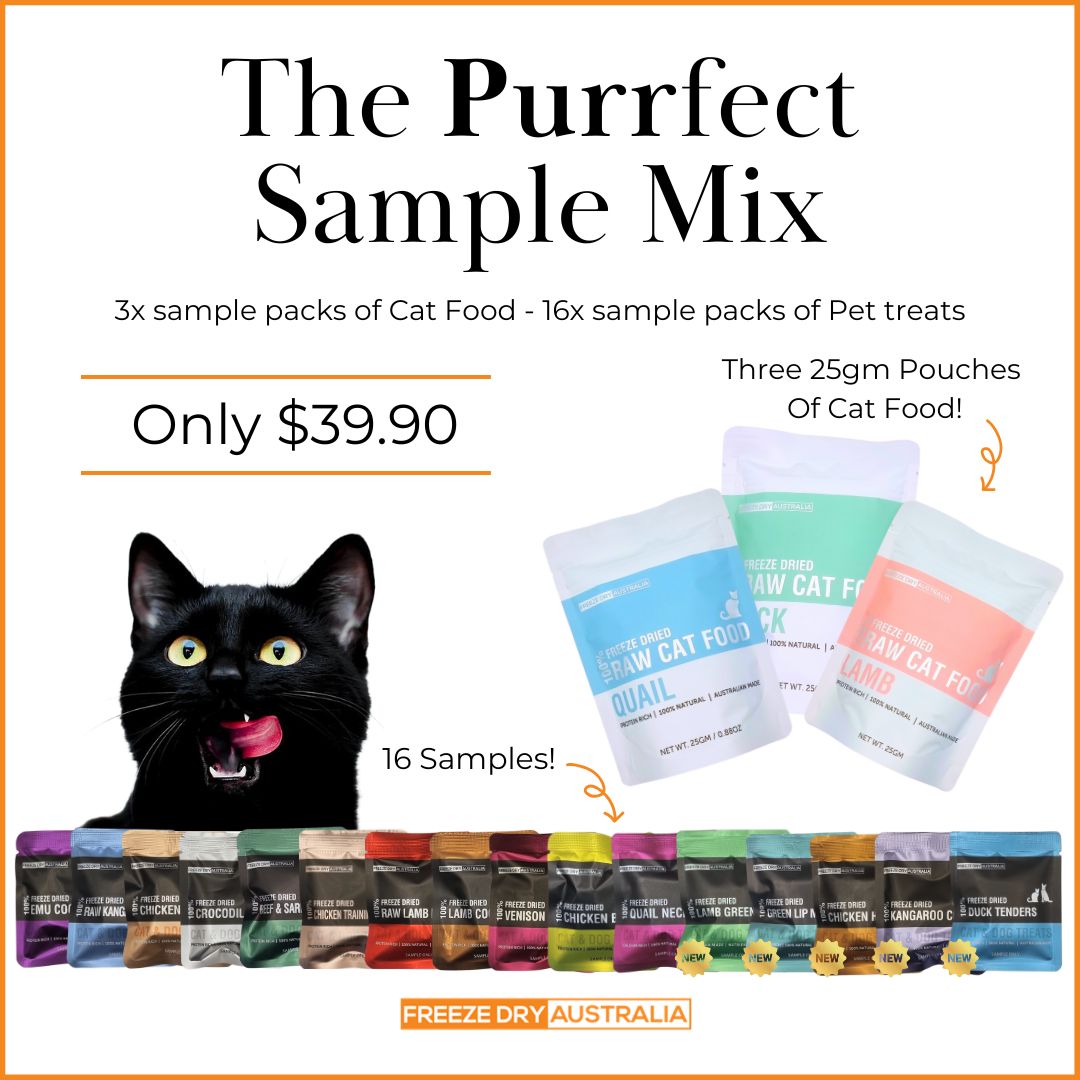 The Purrfect Sample Mix – Cat Sample Pack