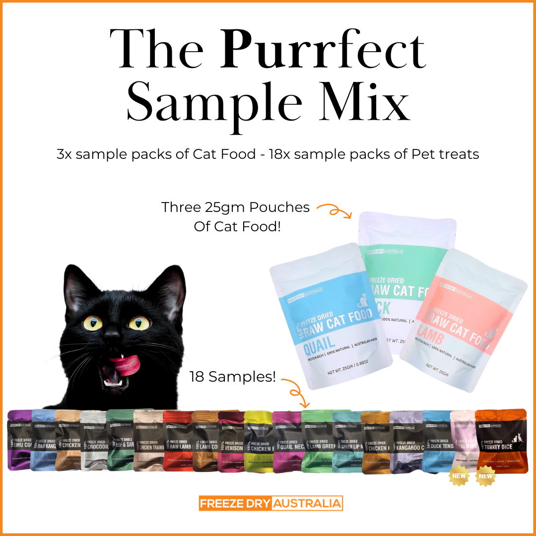 The Purrfect Sample Mix – Cat Sample Pack