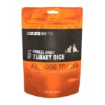 Freeze dried turkey dice treats