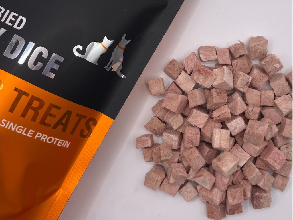 Freeze Dried Turkey Dice Treats